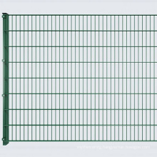 Germany 2D Double Wire Welded Mesh Fence Panel without Curved Twin Bars Garden Fence European style Metal fence
